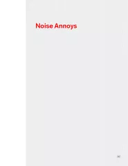 Noise Annoys