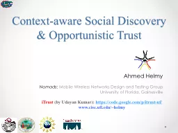 Context-aware Social Discovery