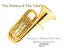 The History of The Tuba
