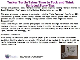 Tucker Turtle Takes Time to Tuck and Think