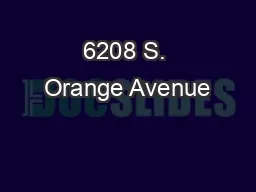 6208 S. Orange Avenue