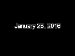 January 28, 2016