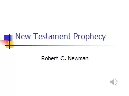New Testament Prophecy