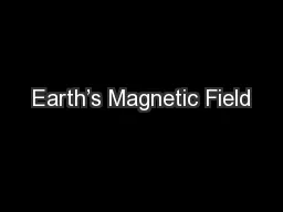 Earth’s Magnetic Field