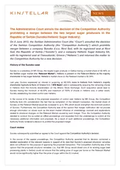 The Administrative Court annuls the decision of the Co