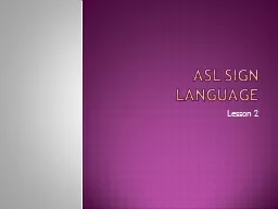 ASL Sign Language