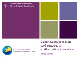 Technology, research and practice in mathematics education