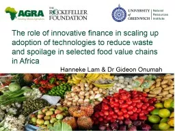 The future of African Agriculture: