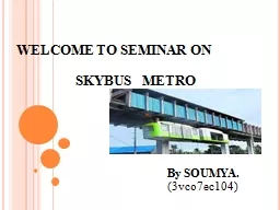 WELCOME TO SEMINAR ON