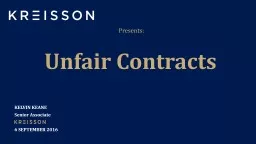 Unfair Contracts