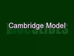 Cambridge Model