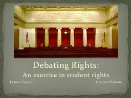 Debating Rights: