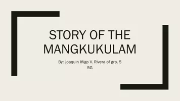 Story of the mangkukulam