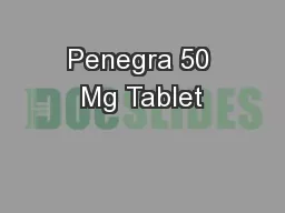 Penegra 50 Mg Tablet
