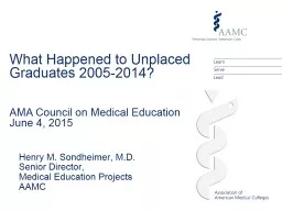 What Happened to Unplaced Graduates 2005-2015?