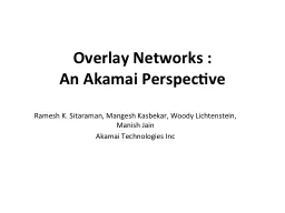Overlay Networks :