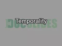 Temporality