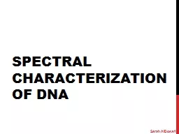 Spectral Characterization