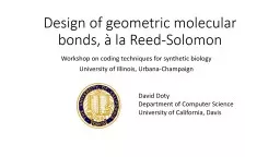 Design of geometric molecular bonds
