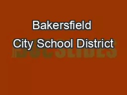 Bakersfield City School District