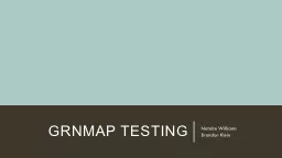 GRNmap Testing