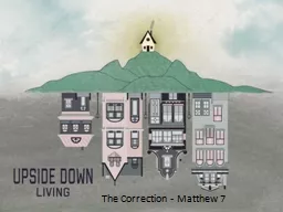 The Correction - Matthew 7