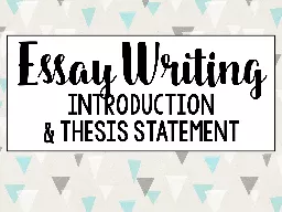 Informative essay - nonfiction writing that provides inform