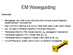 EM  Waveguiding