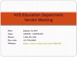 NYS Education Department