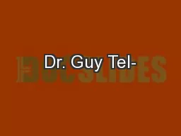 Dr. Guy Tel-