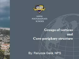 Groups of vertices
