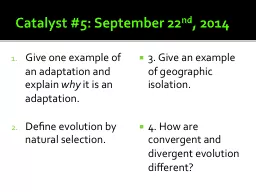 Catalyst #5: September 22