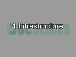1 Infrastructure