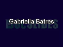Gabriella Batres