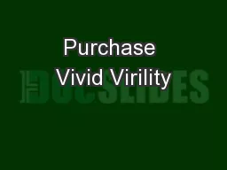 Purchase Vivid Virility