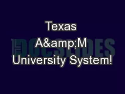 Texas A&M University System!
