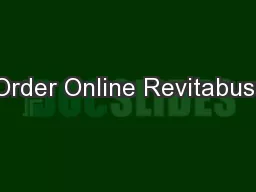 Order Online Revitabust