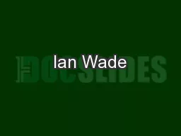 Ian Wade