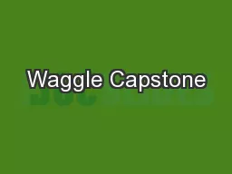 Waggle Capstone
