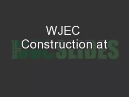 WJEC Construction at