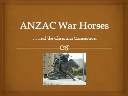 ANZAC War Horses