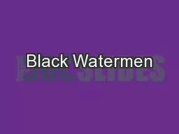 Black Watermen