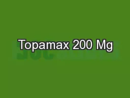 Topamax 200 Mg