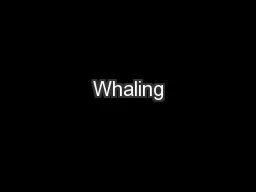 Whaling