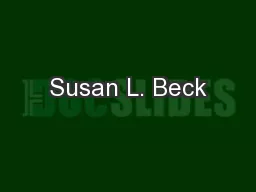 Susan L. Beck