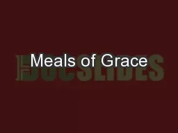 Meals of Grace