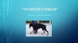 “WOBBLER’S DISEASE”