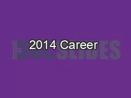 2014 Career & Professional Fair