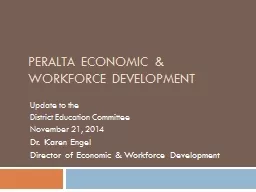 Peralta Economic & Workforce Development