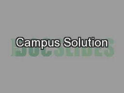 Campus Solution